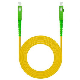 NANO CABLE Cable Fibra Óptica G657A2 LSZH 2.0M SC/APC APC Amarillo